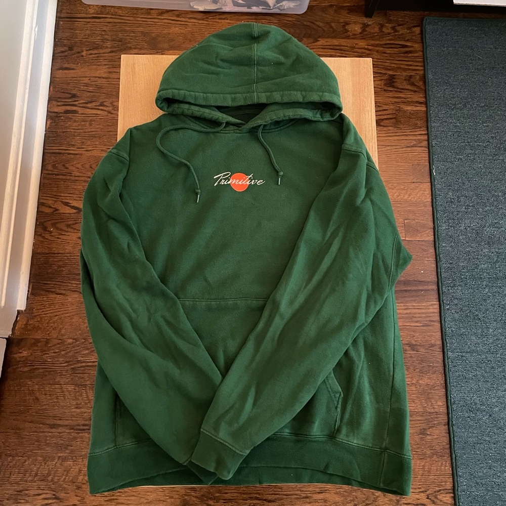 Green primitive hoodie